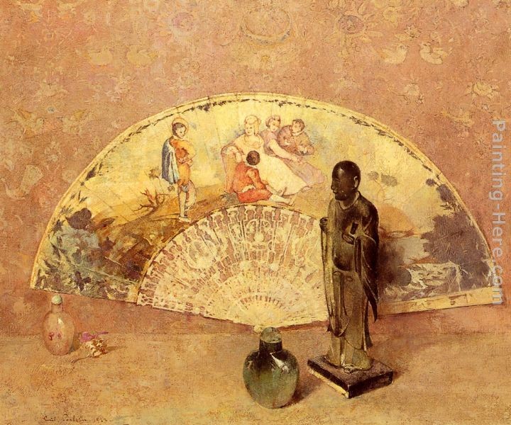 Emil Carlsen The French Fan